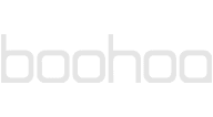 Logo monotone de Boohoo