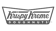 Μονοτονικό λογότυπο Krispy Kreme