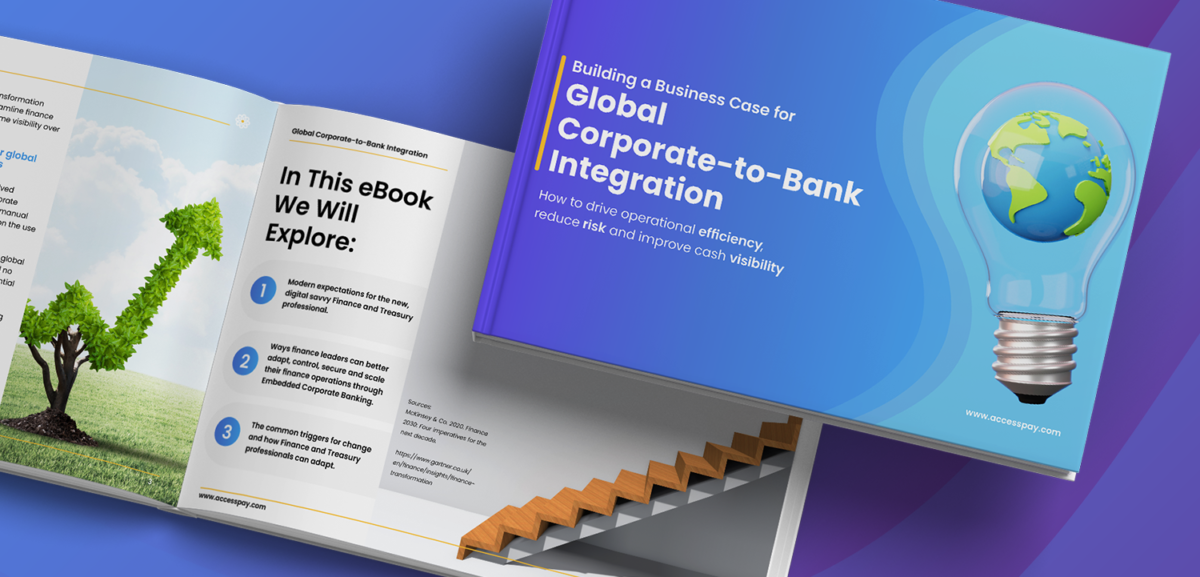 Een business case opbouwen voor wereldwijde integratie tussen bedrijven en banken